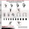Service Caster 3 Inch 316SS Thermoplastic Rubber 12mm Threaded Stem Caster Lock Brake, 2PK SCC-SS316TSTTL20S314-TPRB-M1215-2-S2 - alternate 5